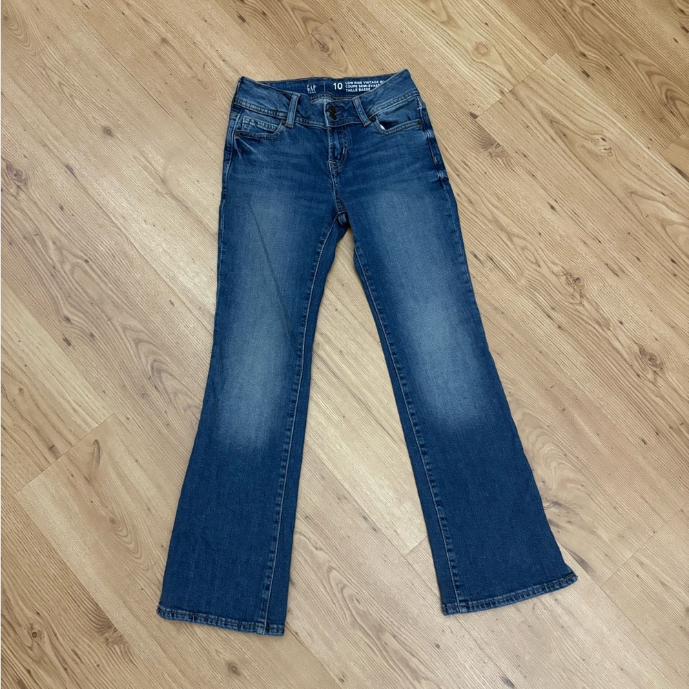 Gap Teen Low Rise Vintage Boot Jeans